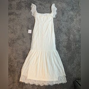 White lace dress